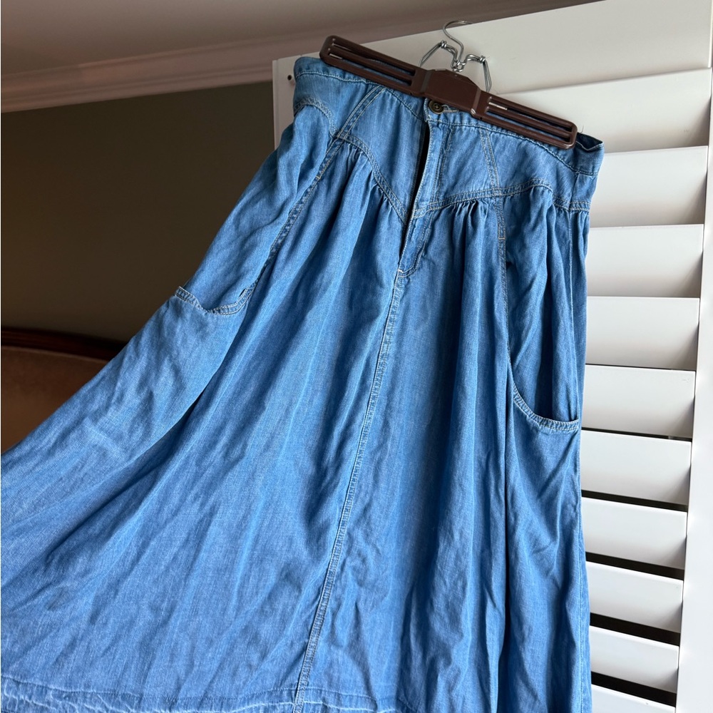 Life in Progress Blue Maxi Skirt